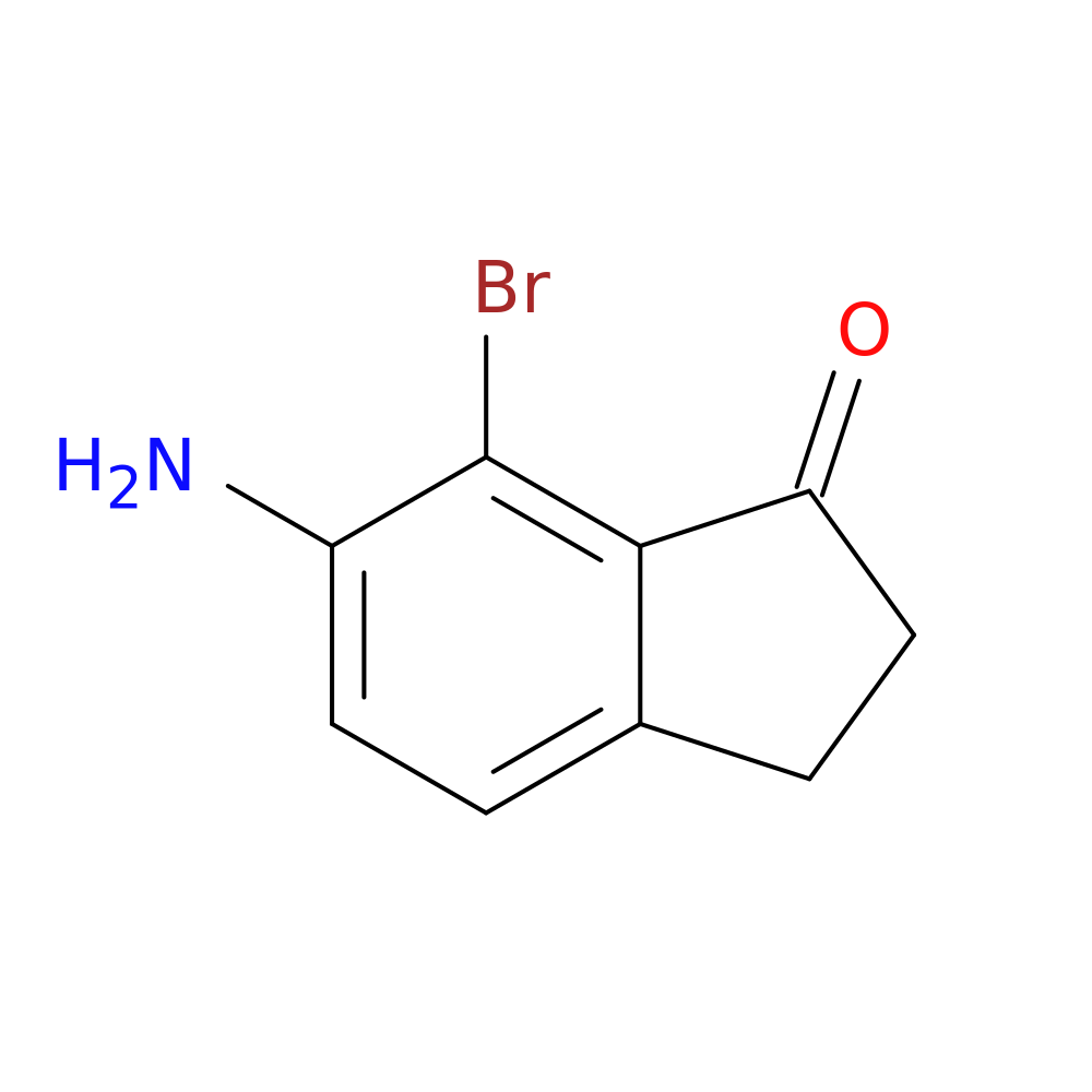 6-Amino-7-bromo-2,3-dihydro-1H-inden-1-one