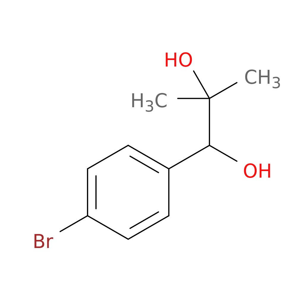 1-(4-bromophenyl)-2-methyl-propane-1,2-diol