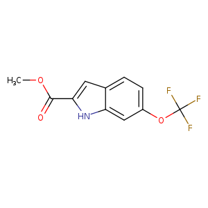 1H-​Indole-​2-​carboxylic acid, 6-​(trifluoromethoxy)​-​, methyl ester
