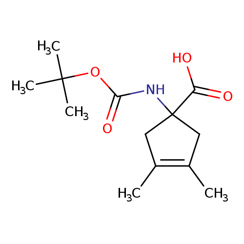 1-{[(tert-butoxy)carbonyl]amino}-3,4-dimethylcyclopent-3-ene-1-carboxylic acid