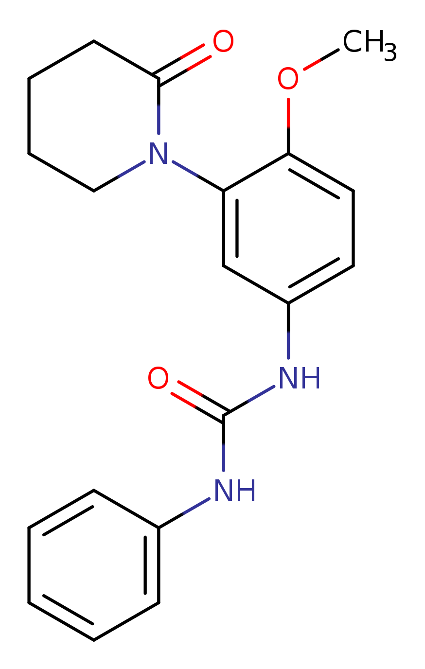 3-[4-methoxy-3-(2-oxopiperidin-1-yl)phenyl]-1-phenylurea