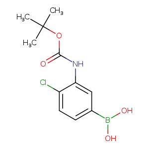 (3-((tert-Butoxycarbonyl)amino)-4-chlorophenyl)boronic acid