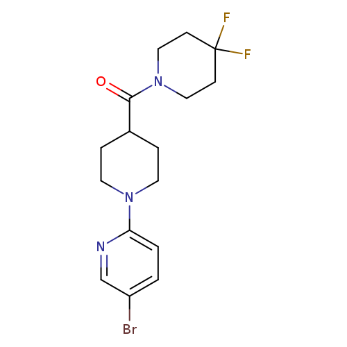 5-bromo-2-[4-(4,4-difluoropiperidine-1-carbonyl)piperidin-1-yl]pyridine