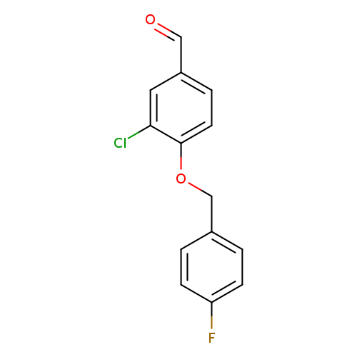 3-chloro-4-[(4-fluorophenyl)methoxy]benzaldehyde