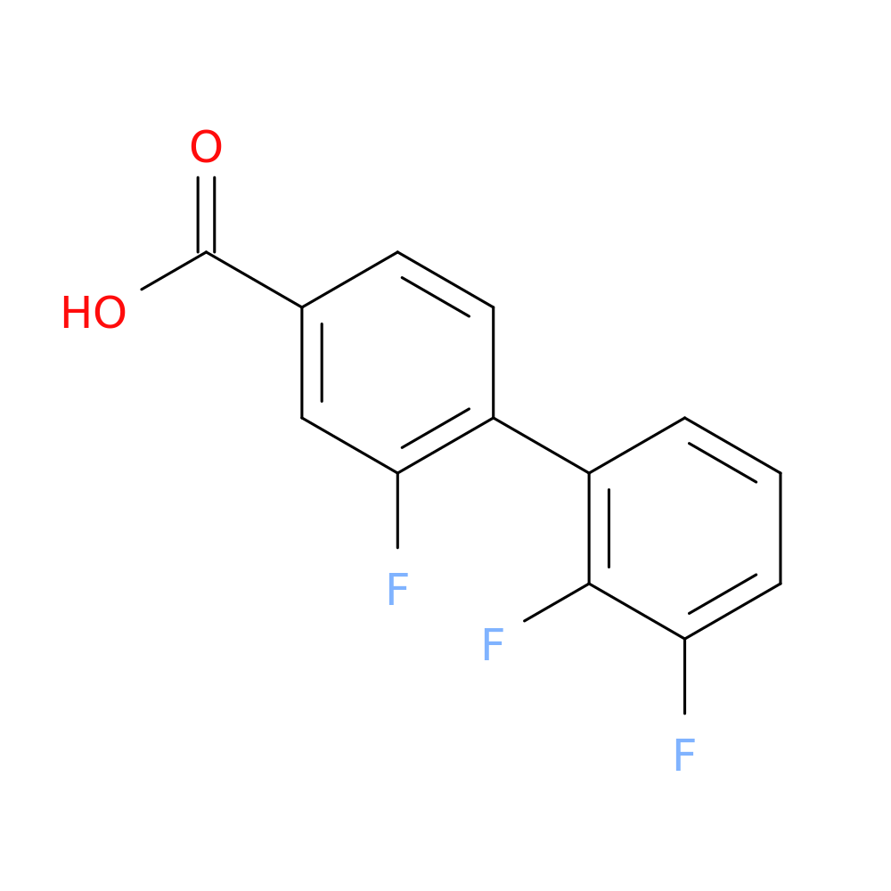 4-(2,3-Difluorophenyl)-3-fluorobenzoic acid