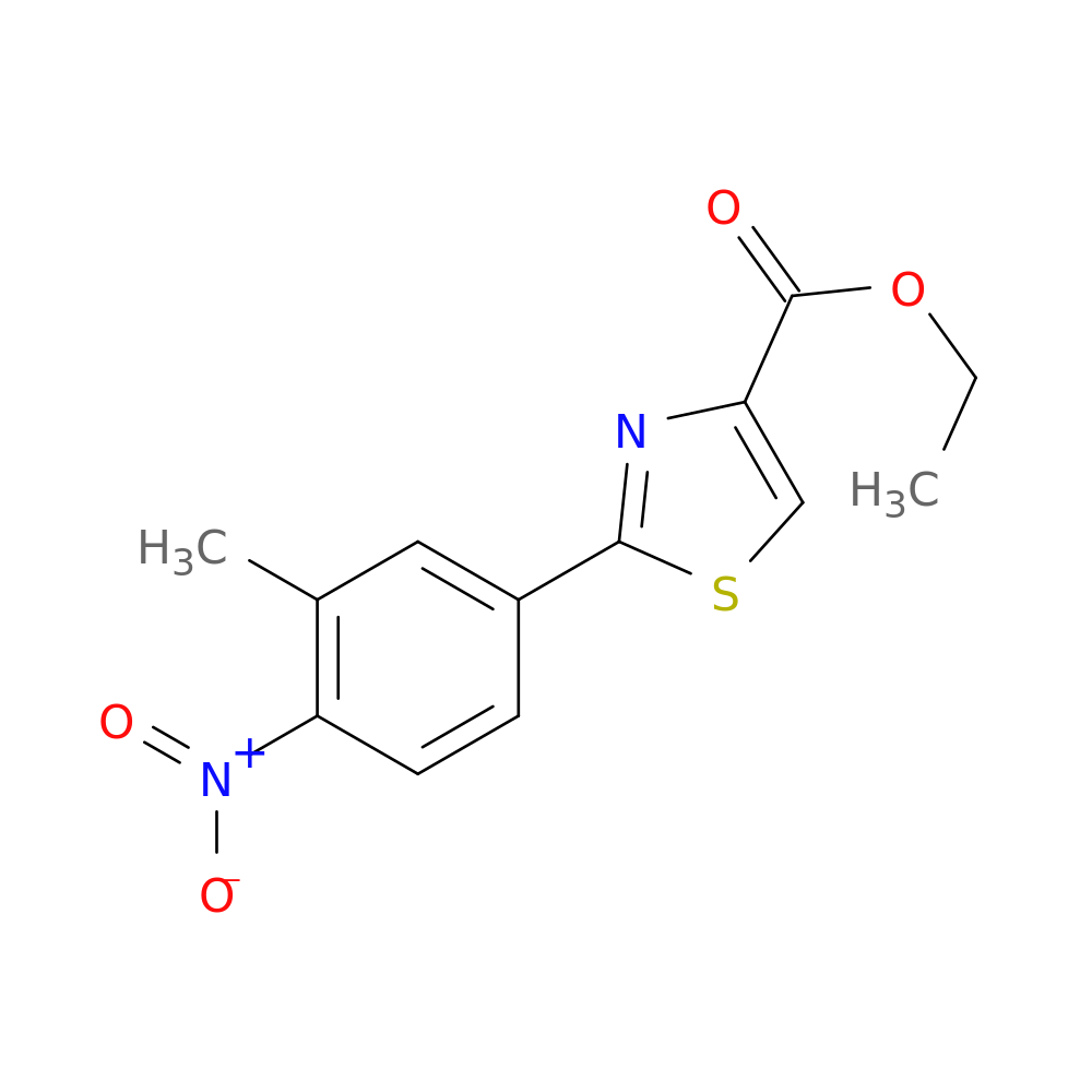 2-(3-Methyl-4-nitro-phenyl)-thiazole-4-carboxylic acid ethyl ester
