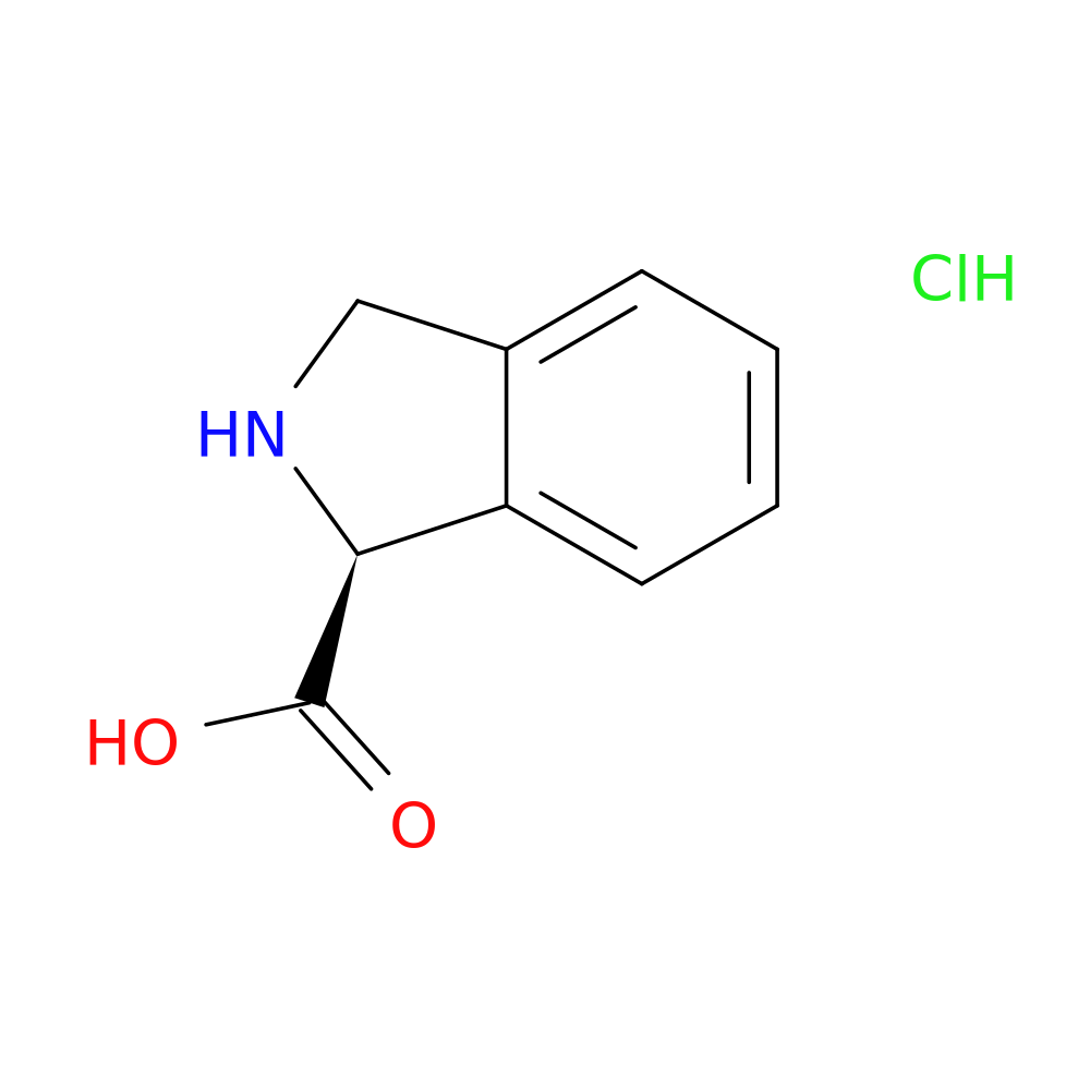 1H-Isoindole-1-carboxylic acid, 2,3-dihydro-,hydrochloride (1:1), (1S)-