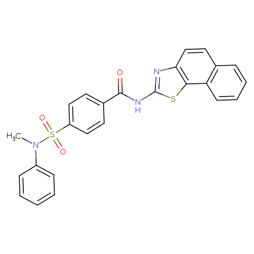 4-[methyl(phenyl)sulfamoyl]-N-{naphtho[2,1-d][1,3]thiazol-2-yl}benzamide