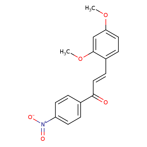 (2E)-3-(2,4-dimethoxyphenyl)-1-(4-nitrophenyl)prop-2-en-1-one