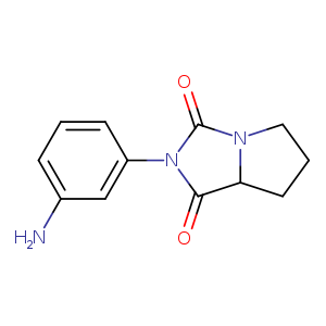 2-(3-Aminophenyl)tetrahydro-1h-pyrrolo[1,2-c]imidazole-1,3(2h)-dione