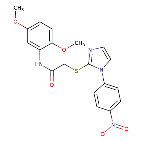 N-(2,5-dimethoxyphenyl)-2-{[1-(4-nitrophenyl)-1H-imidazol-2-yl]sulfanyl}acetamide