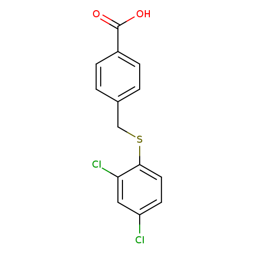 4-([(2,4-DICHLOROPHENYL)THIO]METHYL)BENZOIC ACID