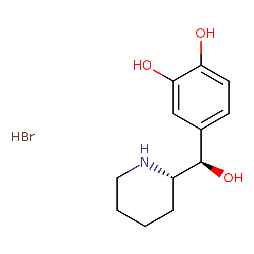 (R*,S*)-4-(hydroxypiperidin-2-ylmethyl)pyrocatechol hydrobromide