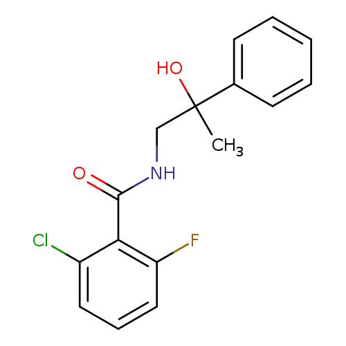2-chloro-6-fluoro-N-(2-hydroxy-2-phenylpropyl)benzamide