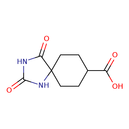 2,4-dioxo-1,3-diazaspiro[4.5]decane-8-carboxylic acid