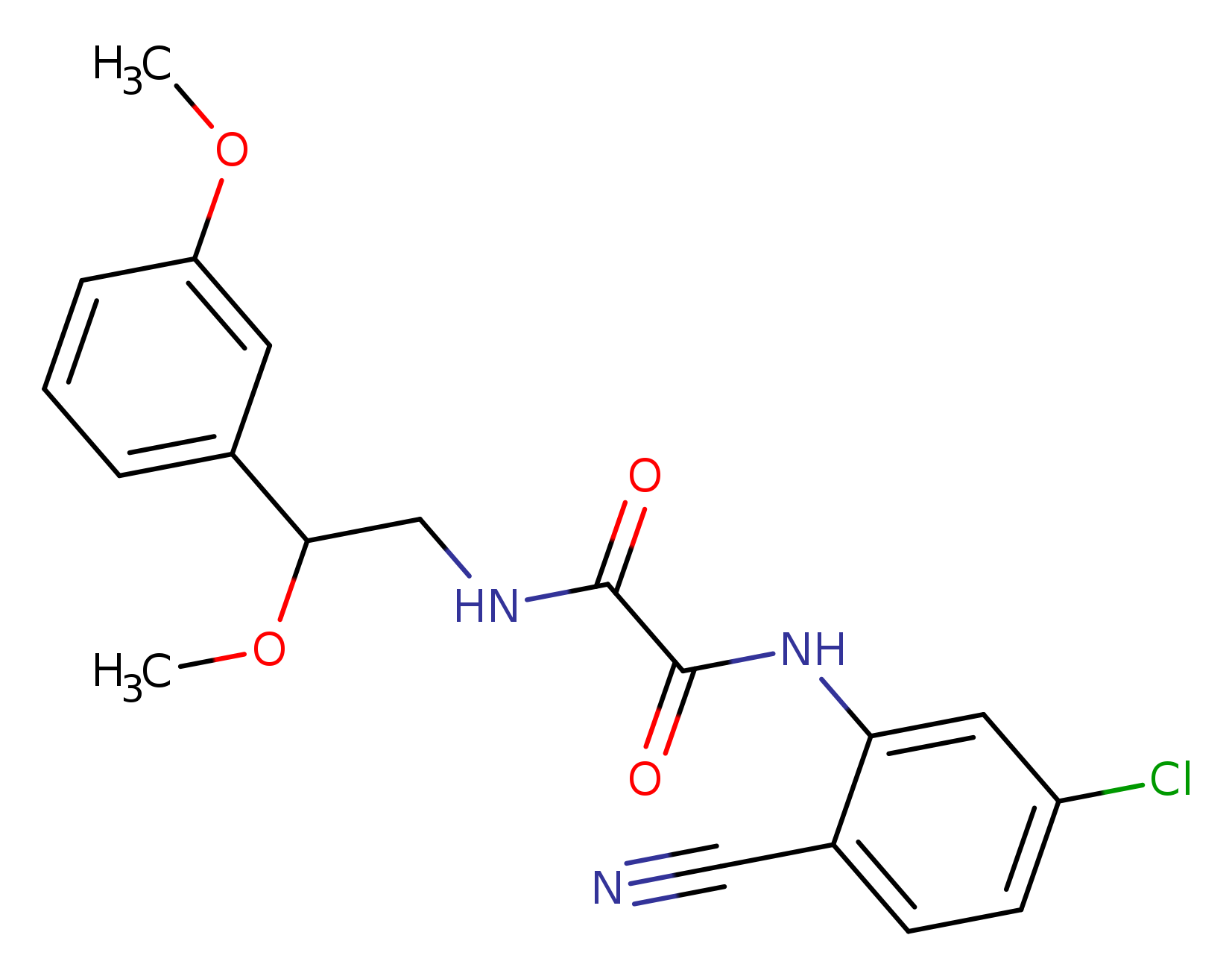 N-(5-chloro-2-cyanophenyl)-N'-[2-methoxy-2-(3-methoxyphenyl)ethyl]ethanediamide
