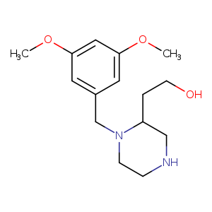 2-[1-(3,5-Dimethoxybenzyl)-2-piperazinyl]ethanol