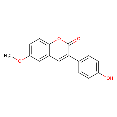 3-(4-Hydroxyphenyl)-6-methoxy-2h-chromen-2-one
