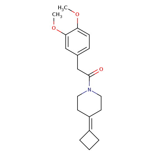 1-(4-cyclobutylidenepiperidin-1-yl)-2-(3,4-dimethoxyphenyl)ethan-1-one