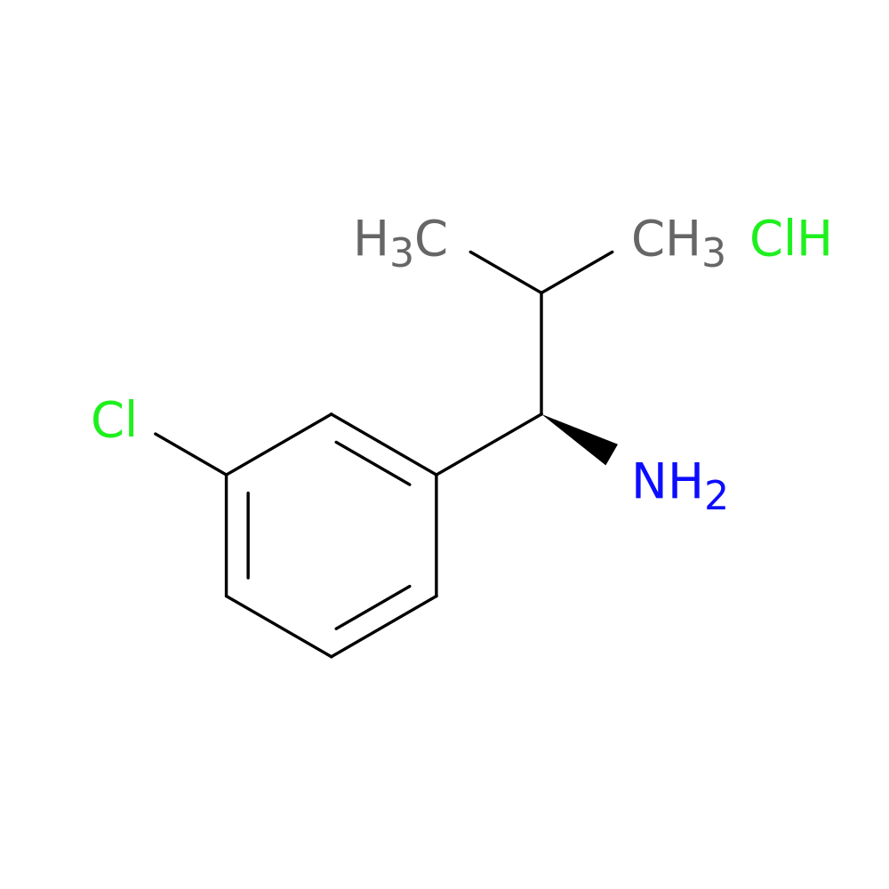 (R)-1-(3-Chlorophenyl)-2-methylpropan-1-amine hydrochloride