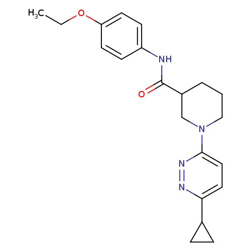 1-(6-cyclopropylpyridazin-3-yl)-N-(4-ethoxyphenyl)piperidine-3-carboxamide