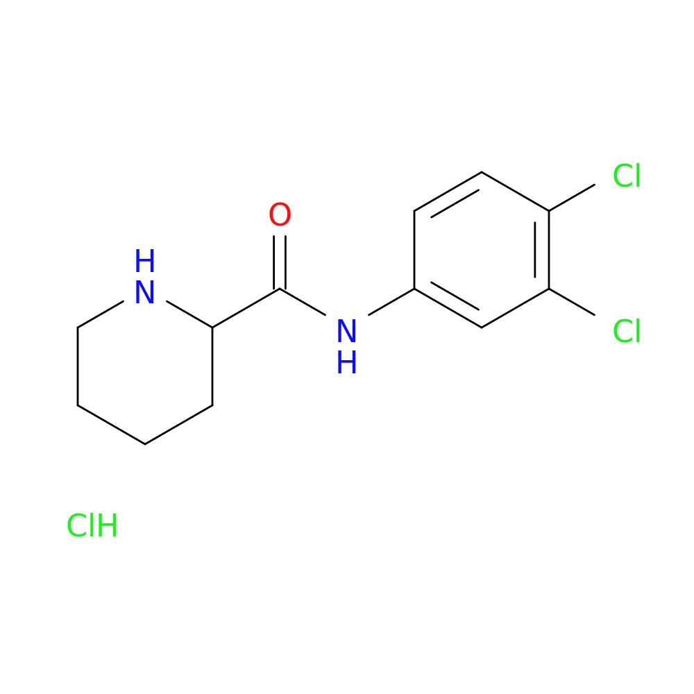N-(3,4-dichlorophenyl)piperidine-2-carboxamide hydrochloride