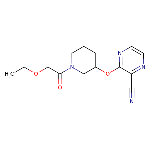 3-{[1-(2-ethoxyacetyl)piperidin-3-yl]oxy}pyrazine-2-carbonitrile