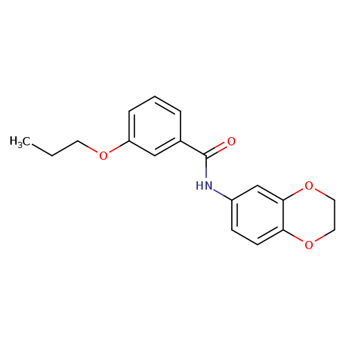 N-(2,3-dihydro-1,4-benzodioxin-6-yl)-3-propoxybenzamide