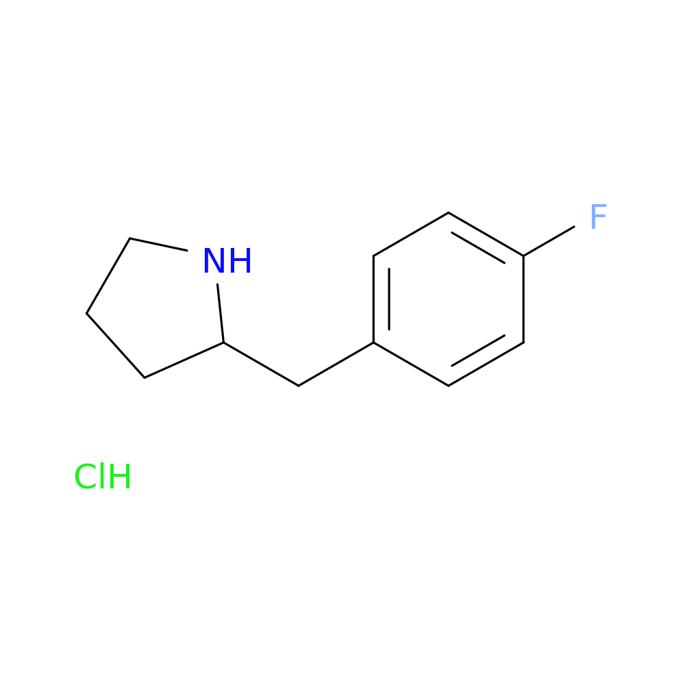 2-[(4-fluorophenyl)methyl]pyrrolidine hydrochloride