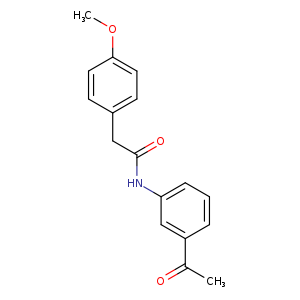 N-(3-Acetylphenyl)-2-(4-methoxyphenyl)acetamide