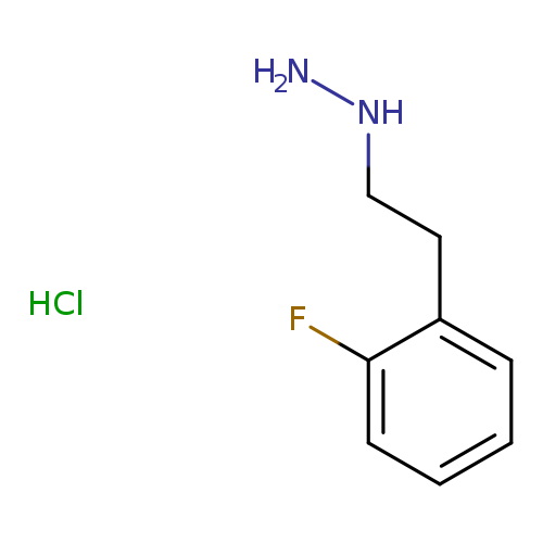 [2-(2-fluorophenyl)ethyl]hydrazine hydrochloride