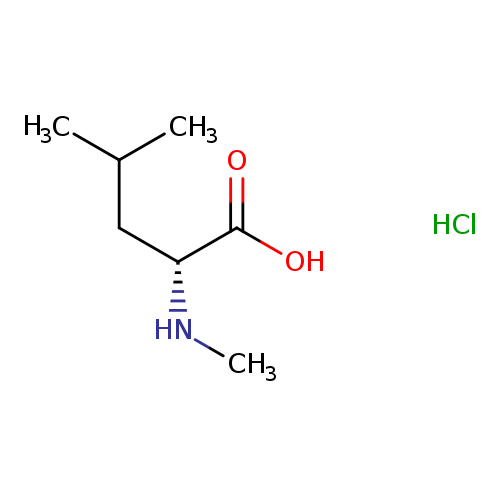 D-Leucine, N-methyl-, hydrochloride (1:1)