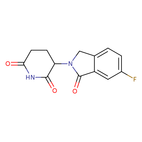 3-(6-Fluoro-1,3-dihydro-1-oxo-2H-isoindol-2-yl)-2,6-piperidinedione