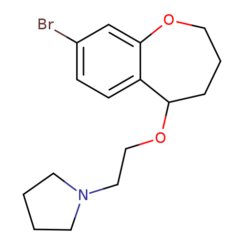 1-{2-[(8-bromo-2,3,4,5-tetrahydro-1-benzoxepin-5-yl)oxy]ethyl}pyrrolidine