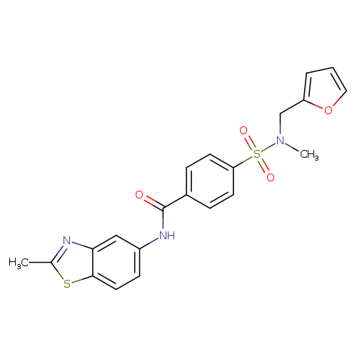 4-{[(furan-2-yl)methyl](methyl)sulfamoyl}-N-(2-methyl-1,3-benzothiazol-5-yl)benzamide