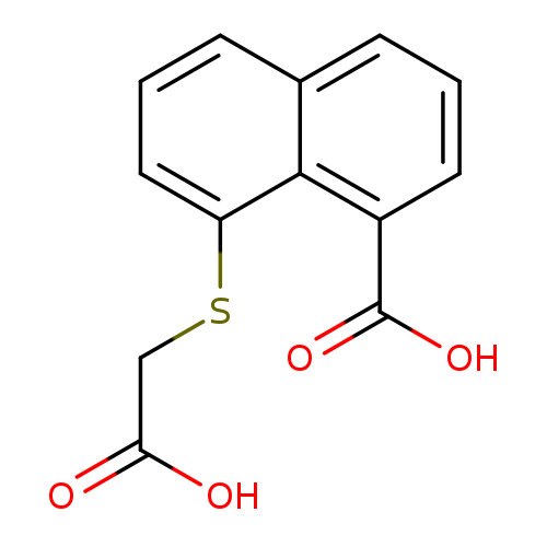 8-[(carboxymethyl)sulfanyl]-1-naphthoic acid