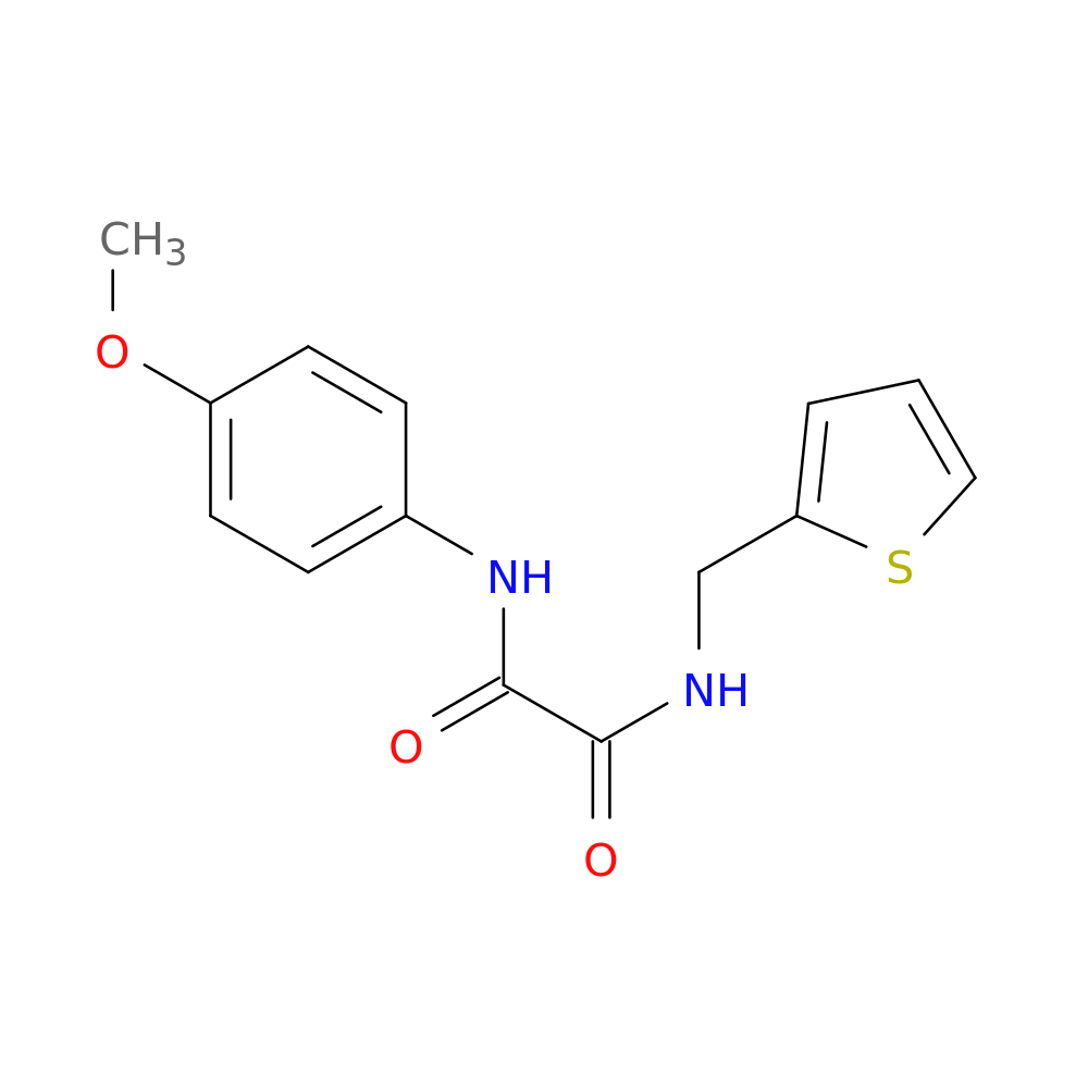 N'-(4-methoxyphenyl)-N-[(thiophen-2-yl)methyl]ethanediamide