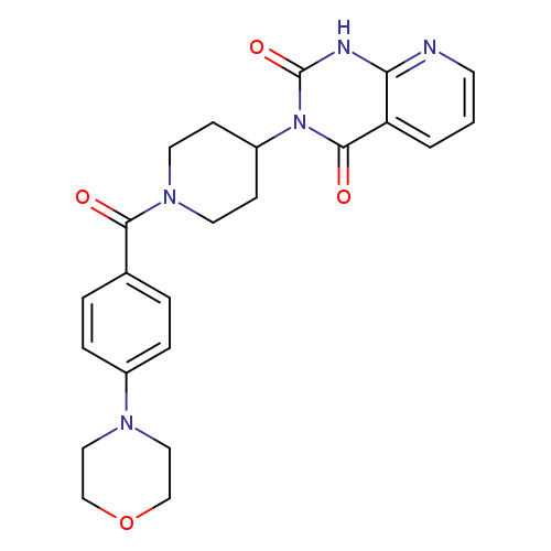 3-{1-[4-(morpholin-4-yl)benzoyl]piperidin-4-yl}-1H,2H,3H,4H-pyrido[2,3-d]pyrimidine-2,4-dione