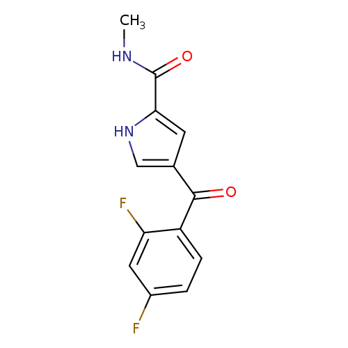 4-(2,4-difluorobenzoyl)-N-methyl-1H-pyrrole-2-carboxamide