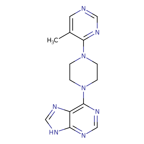 6-[4-(5-methylpyrimidin-4-yl)piperazin-1-yl]-9H-purine