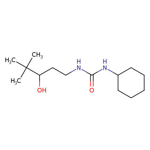 1-cyclohexyl-3-(3-hydroxy-4,4-dimethylpentyl)urea
