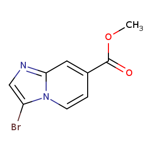 methyl 3-bromoH-imidazo[1,2-a]pyridine-7-carboxylate