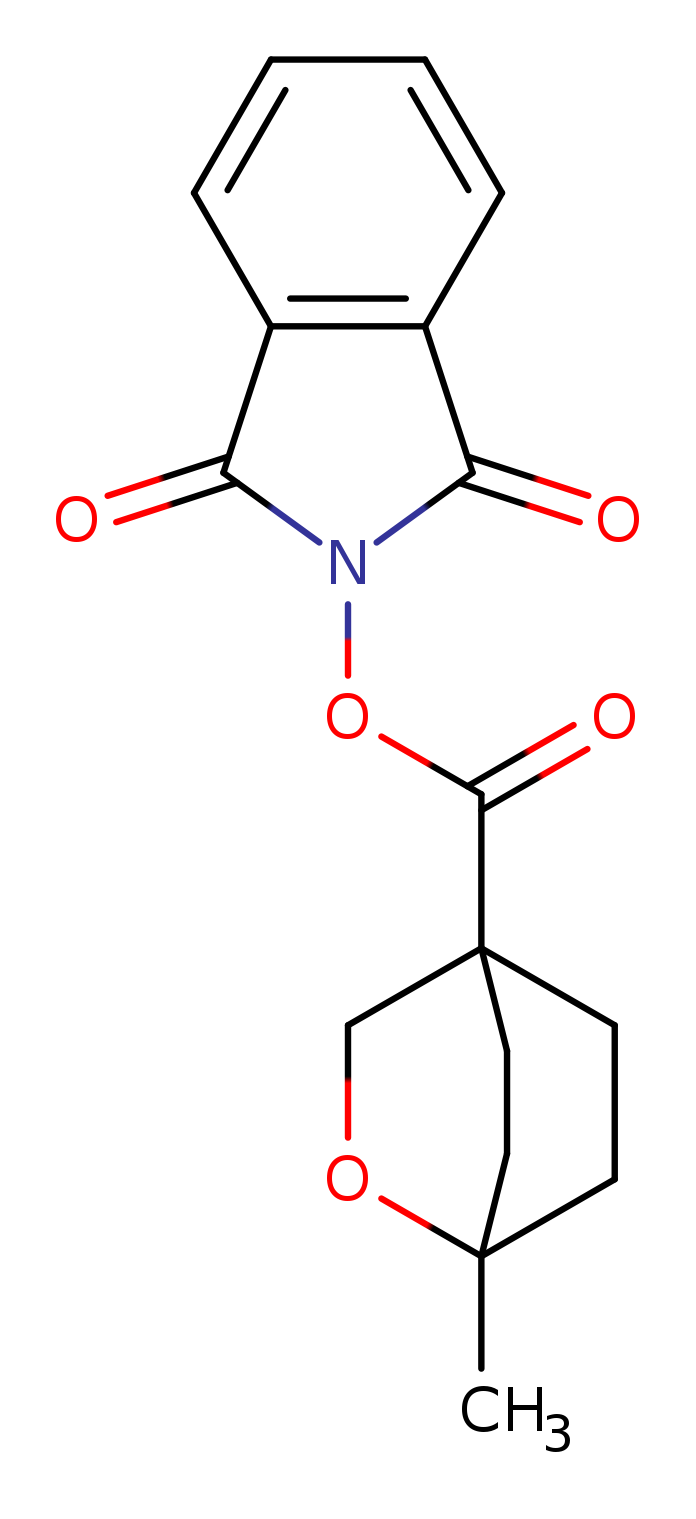 1,3-dioxo-2,3-dihydro-1H-isoindol-2-yl 1-methyl-2-oxabicyclo[2.2.2]octane-4-carboxylate