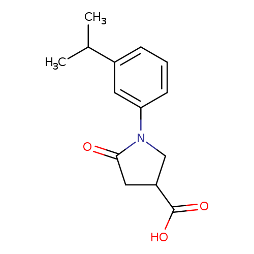 1-(3-Isopropylphenyl)-5-oxopyrrolidine-3-carboxylic acid