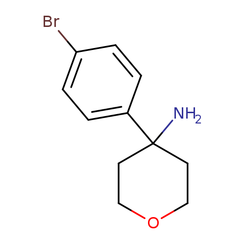 4-(4-bromophenyl)oxan-4-amine