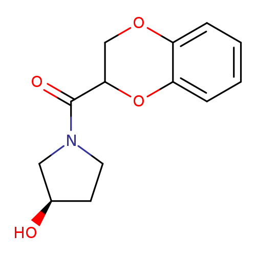 (2,3-Dihydrobenzo[b][1,4]dioxin-2-yl)((R)-3-hydroxypyrrolidin-1-yl)methanone