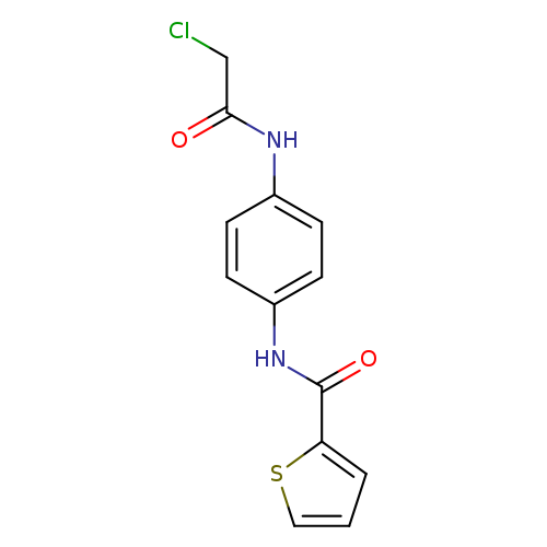 N-[4-(2-chloroacetamido)phenyl]thiophene-2-carboxamide