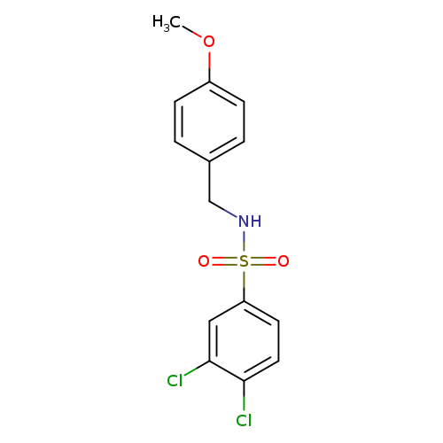 3,4-dichloro-N-[(4-methoxyphenyl)methyl]benzene-1-sulfonamide