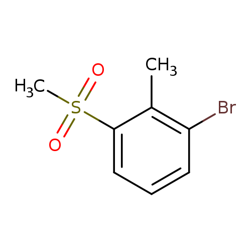 1-Bromo-2-methyl-3-(methylsulfonyl)benzene
