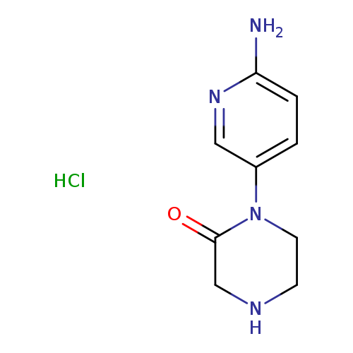 1-(6-aminopyridin-3-yl)piperazin-2-onehydrochloride